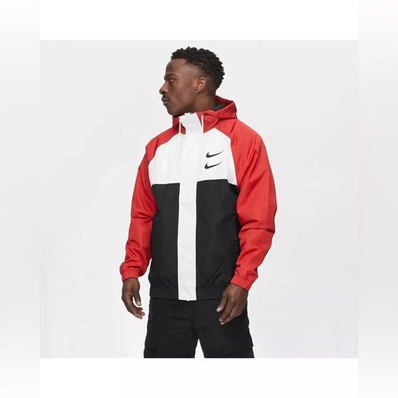 MENS Nike Sportswear Windrunner Hooded Swoosh Jaket CJ4888 Size Small MSRP $200 - Picture 2 of 6